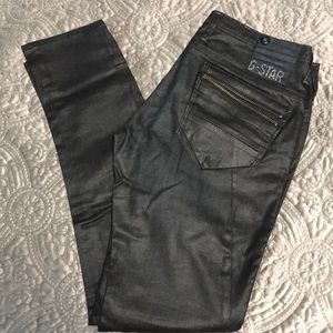GSTAR raw- jeans size 32/32  Waxed coating